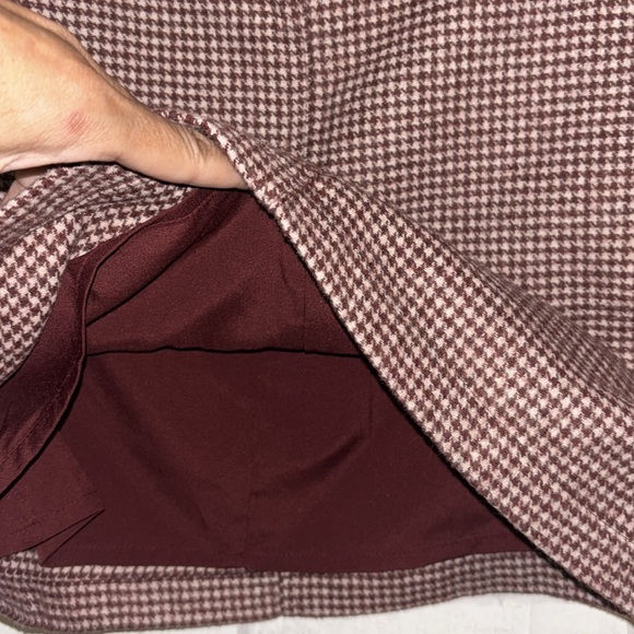 Cupcakes and Cashmere Wool Blend Skirt Size 2 Houndstooth - Picture 6 of 11